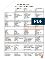 E5-U4-Vocab List - Tổng Hợp Từ Vựng