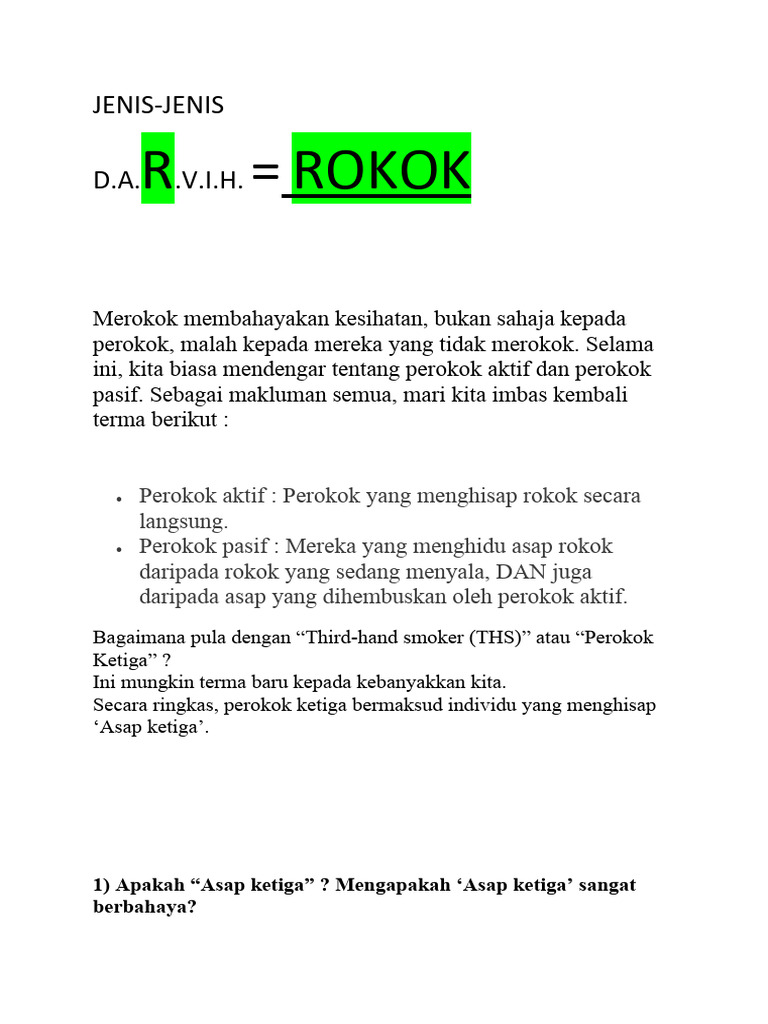 ROKOK | PDF