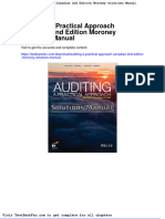Auditing A Practical Approach Canadian 2nd Edition Moroney Solutions Manual