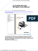 Jungheinrich Forklift TFG 425 Ge115 470dz Spare Parts Manual Fn426556