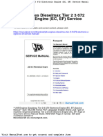 JCB Engines Dieselmax Tier 2-3-672 Electronic Engine Ec Ef Service Manual