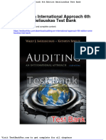 Auditing An International Approach 6th Edition Smieliauskas Test Bank