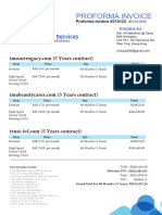 Proforma Invoice 310122