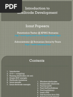 Introduction To Shellcode Development