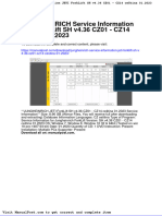 Jungheinrich Service Information Jeti Forklift SH v4 36 Cz01 Cz14 Cestina 01 2023
