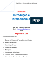 01 - Int. A Termodinâmica