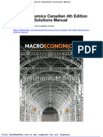 Macroeconomics Canadian 4th Edition Blanchard Solutions Manual