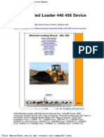 JCB Wheeled Loader 446 456 Sevice Manual