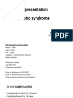 Nephrotic Syndrome Case Presentation