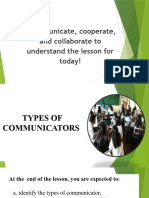 Types of Communicators