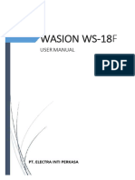 User Manual WS-18e-f