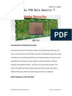 What Is The PCB Hole Density