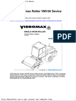 JCB Vibromax Roller Vm106 Sevice Manual