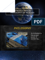 Introduction To Philosophy of Religion