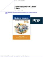 Electronic Commerce 2010 6th Edition Turban Test Bank
