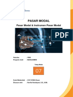 Modul 7 - Pasar Modal & Instrumen Pasar Modal