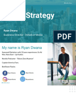 Brand Strategy Ryan Dwana