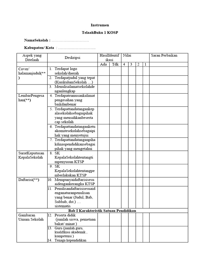 Instrumen telaah kosp 2021 edit pdf