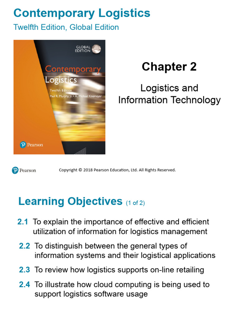 Chương 2 | PDF | Logistics | Internet Of Things