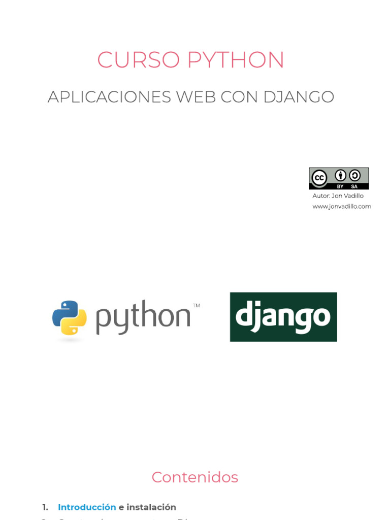01 Django Introduccion | PDF | Python (lenguaje de programación ...