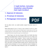 Diskusi 4 Perekonomian Indonesia