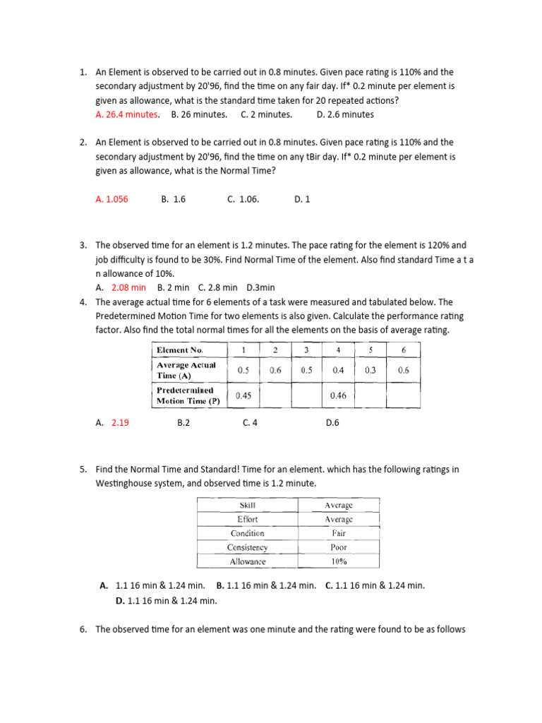 Sample test method and value engineering pdf engineering business