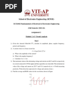 Assignment 2 AC Circuits