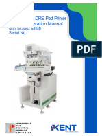 PP IDS DRE Pad Printer Machine Operation Manual