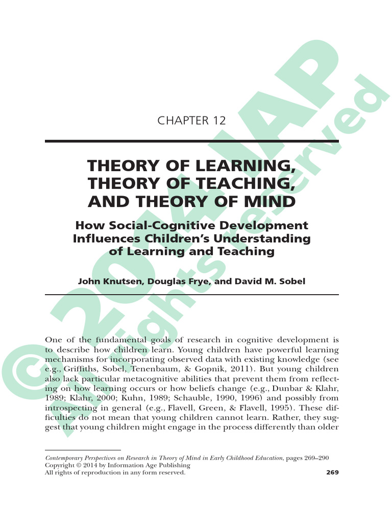 12 tom learning teaching knutsen frye sobel proof 3 pdf theory