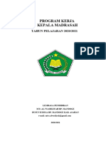 Program Kerja Kepala Madrasah Aw 2020