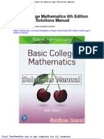 Basic College Mathematics 6th Edition Martin Gay Solutions Manual