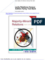 Majority Minority Relations Census Update 6th Edition Farley Test Bank