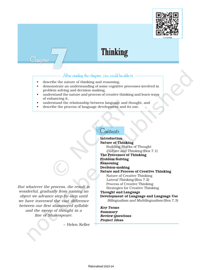 Understanding Thinking and Reasoning | PDF | Thought | Reason