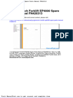 Jungheinrich Forklift Ep4000 Spare Parts Manual Fn426313