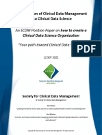 SCDM Position Paper Evolution Into Clinical To Data Science V9.0