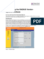 RADIUS Vendor Specific