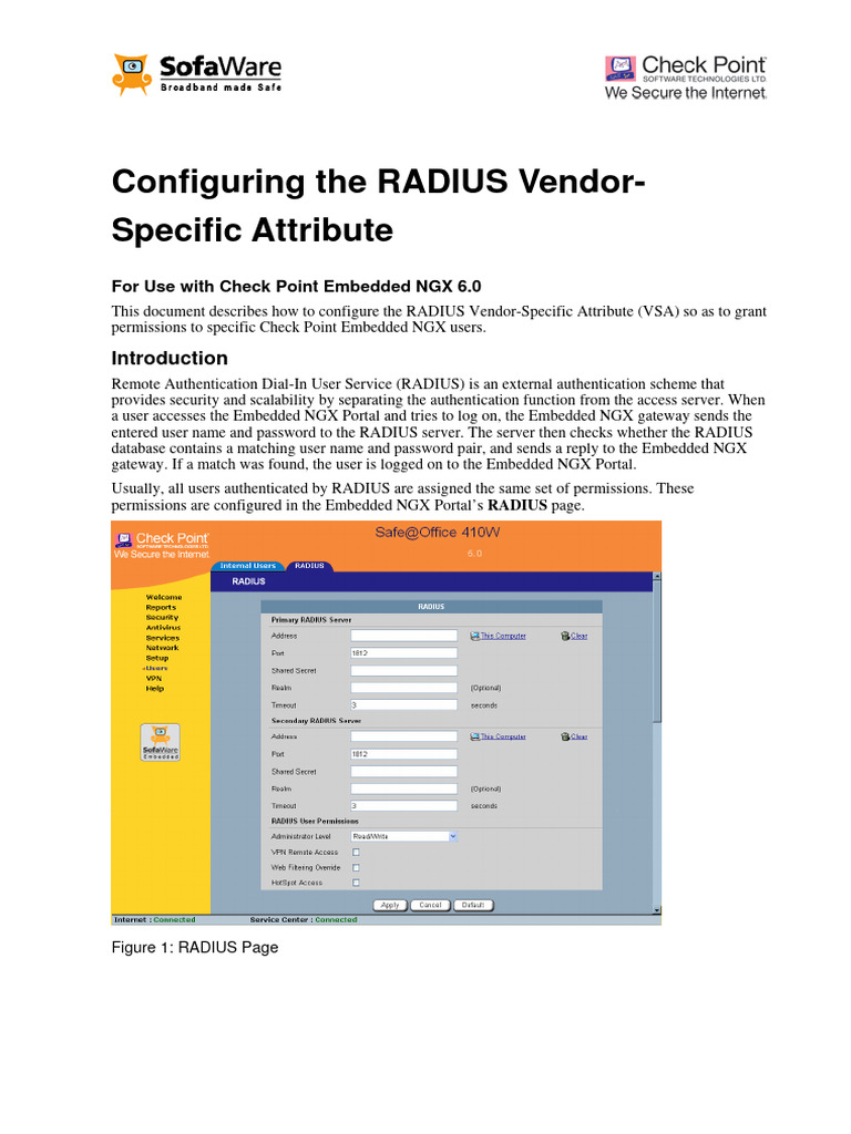 RADIUS Vendor Specific Download Free PDF Radius Architecture