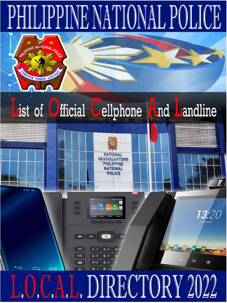 PNP Contact Information Directory | PDF | Government | Philippines