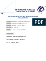 Plan de Capacitaciã - N para El Area de Produccion de Refrescos