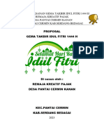 Panitia Pelaksanan Gema Takbir Idul Fitri 1444 H Part 2