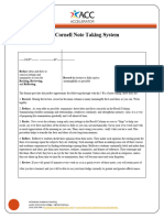 Cornell Notes Template Instructions AcademicCoaching