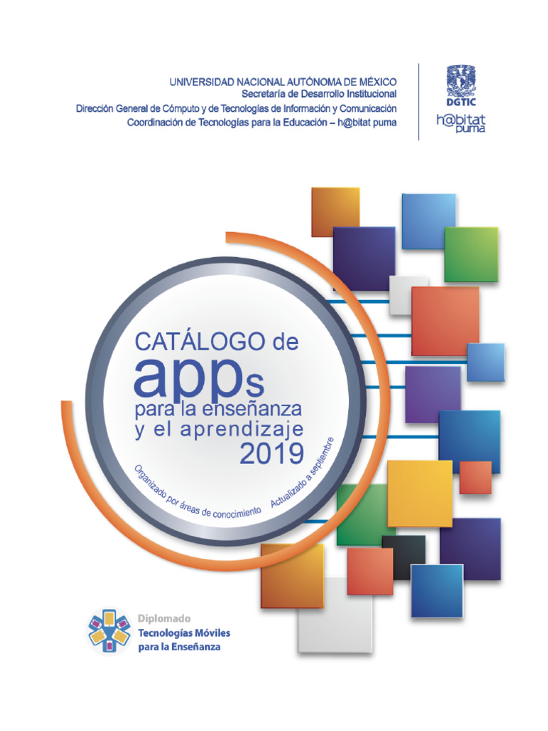 Catálogo de App UNAM PDF Software de la aplicacion Matemáticas