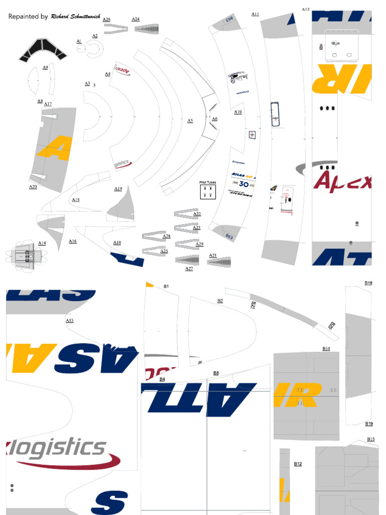 4G: Atlas Air (2000 c/s) – Boeing 747-8 [Airigami X by Air