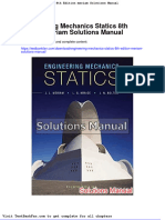 Engineering Mechanics Statics 8th Edition Meriam Solutions Manual