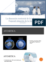 La Dimension Territorial de La Soberania Especial Situacion de La Antartica