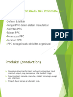 Perencanaan Pengendalian Produksi Pertemuan 8