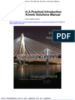 Management A Practical Introduction 7th Edition Kinicki Solutions Manual