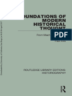 Foundations of Modern Historical Thought - From Machiavelli To Vico-Avis