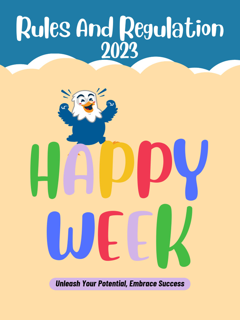 Aturan Lomba Happy Week 2023 | PDF