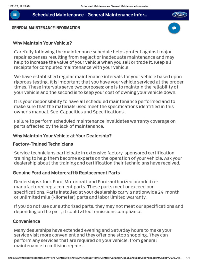 2015 FORD FOCUS MAINTENANCE SCHEDULE PDF intelligence overview